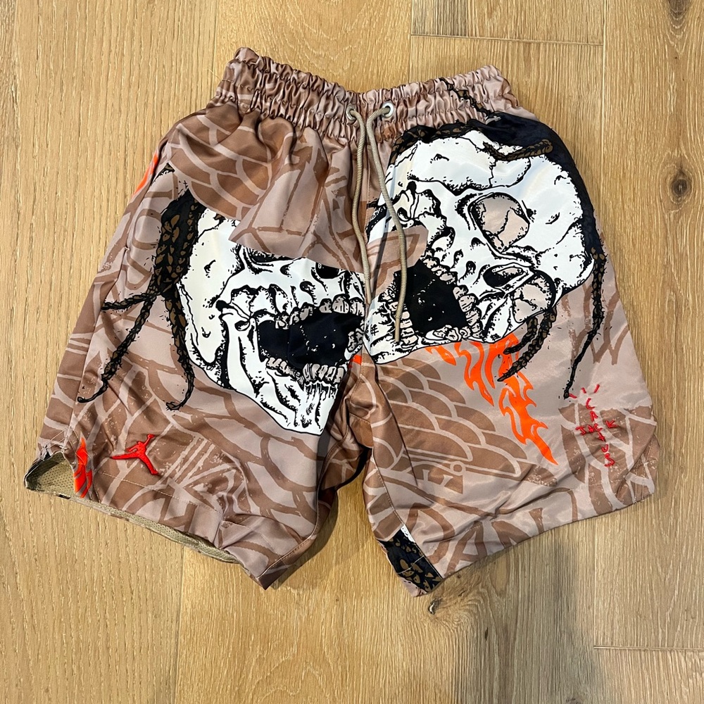Cactus Jack by Travis Scott x Jordan Pool Short 'Khaki' XS